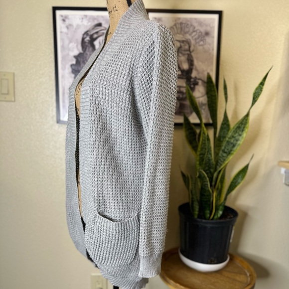 Cozy Gray Women's Cardigan - Picture 2 of 5